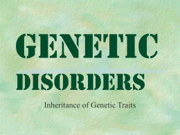 Genetic Disorders - Doral Academy Preparatory