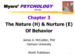Of Behavior