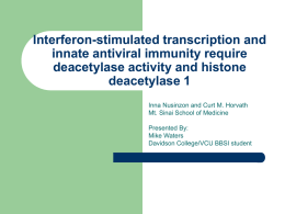 Interferon-stimulated transcription and innate antiviral immunity