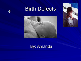Birth Defects - Gladewater ISD