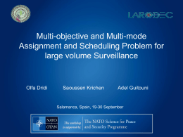 Multi-Objective & Multi-Mode Assignment and Scheduling problem