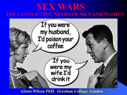 Sex Wars - Gresham College