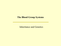 Blood group A