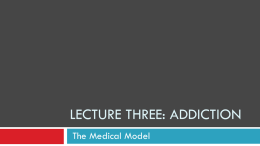 Sept 16 The Medical Model