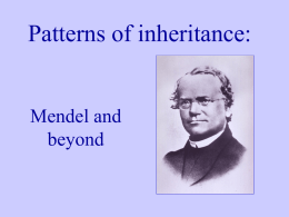Genetics_Mendel and beyond