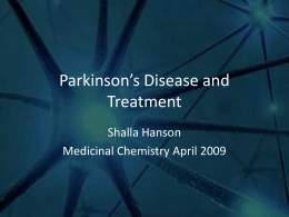 Parkinson`s Disease and Treatment