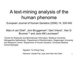 A text-mining analysis of the human phenome