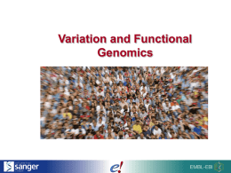 Variations - Bioinformatics Unit