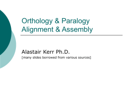 Orthology+Paralogy