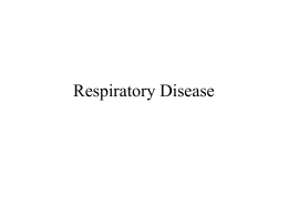 Respiratory Disease student