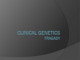 Clinical Genetics - Asia Pacific Coroners Society