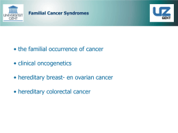 Familial breast cancer