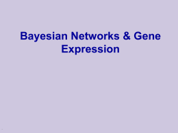 Gene Networks: Bayesian Networks models
