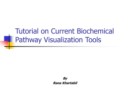 Tutorial on existing pathway tools