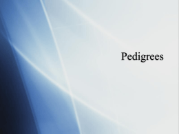 Genetic Disorders and Pedigrees