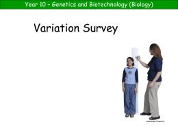 Survey of variation