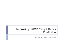 Given a miRNA sequence, what are its target