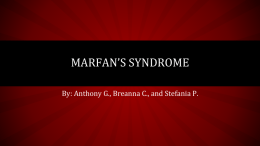Marfan`s Syndrome PPT