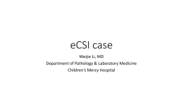 eCSI Case Powerpoint