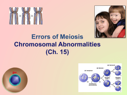6.4 Chromosomal Abnormalities - Hatboro