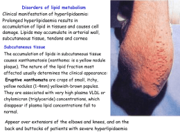 Primary lipid Disorders