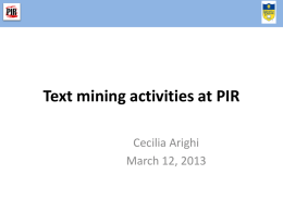 Text Mining (biocreative)