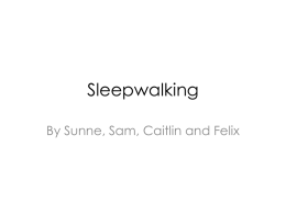 sleep walking 1