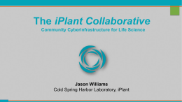 iPlant Pods - iPlant Collaborative