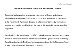 The Structural Basis of Familial Parkinson`s Disease