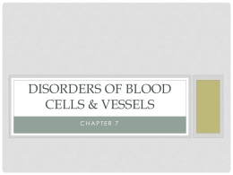 Nrsg 407 Disorders of Blood Cells x