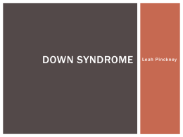 Down syndrome