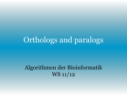 Functional orthologs