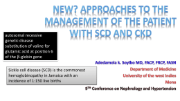 New approaches to the management of the patient with SCD and CKD