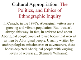 Cultural Apprpriation