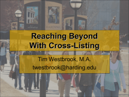 Reaching Beyond With Cross-Listing