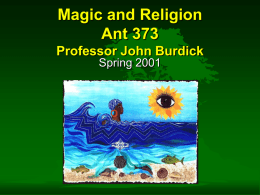 Magic and Religion Ant 373