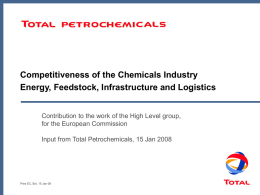 Competitiveness of the chemicals industry