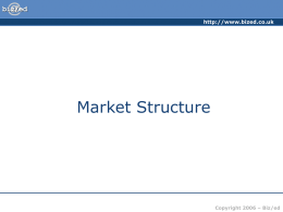 Market Structure 2 - PowerPoint Presentation - Full version