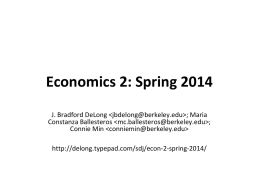PowerPoint Presentation - Economics 1: Fall 2010