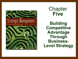 Hill & Jones, Strategic Mangement, 7th edition