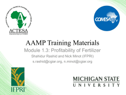 AAMP Self-Guided Training - Michigan State University