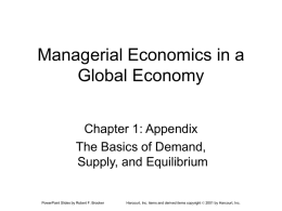 Managerial Economics in a Global Economy - unitas