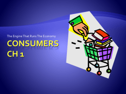 Consumers PPT