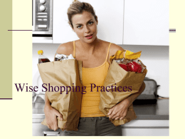 Wise Shopping Practices