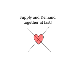 Supply and demand together!