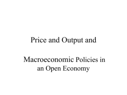 Price and Output and