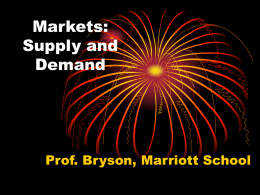 Markets - BYU Marriott School