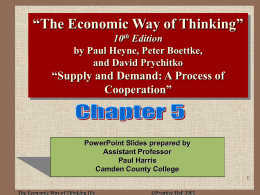 The Economic Way of Thinking 10e ©Prentice Hall 2003 Questions