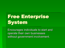 Free Enterprise System