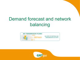 GRTgaz: publishing demand forcasts and balancing